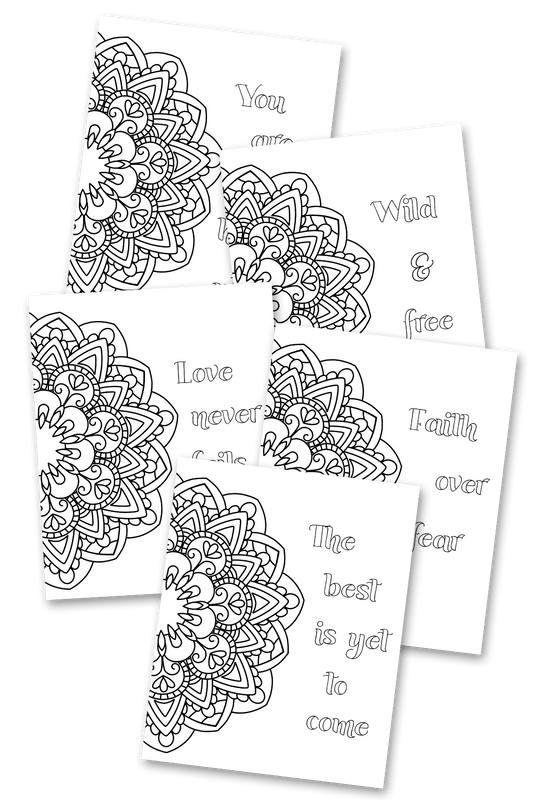 Fun Flower Coloring Sheets Pack