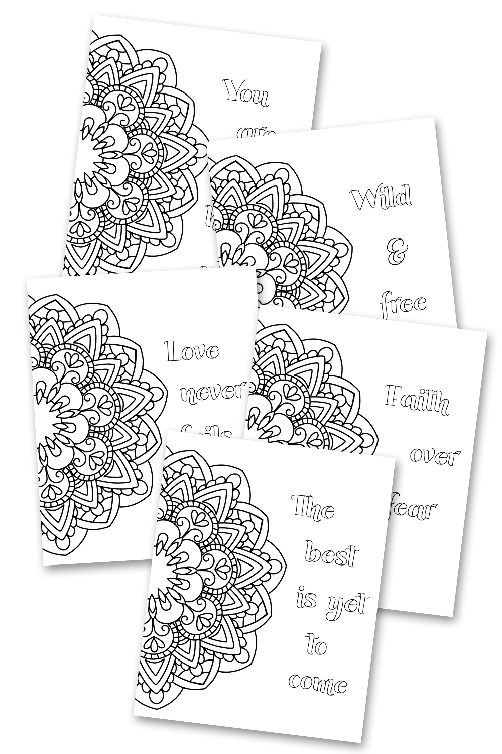 Fun Flower Coloring Sheets