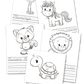 God Created Animals Handwriting Practice Sheets