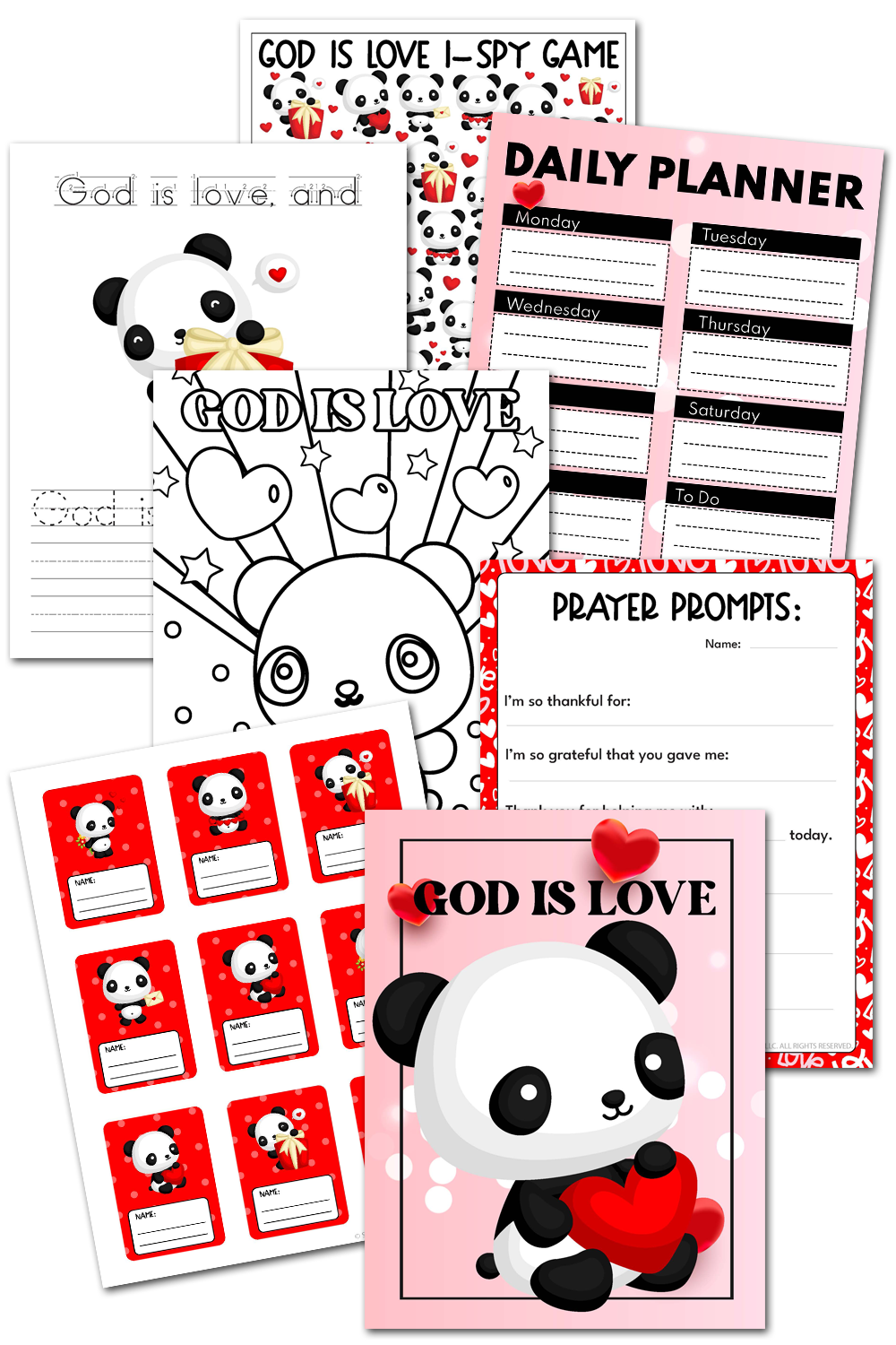 God is Love Activity Bundle