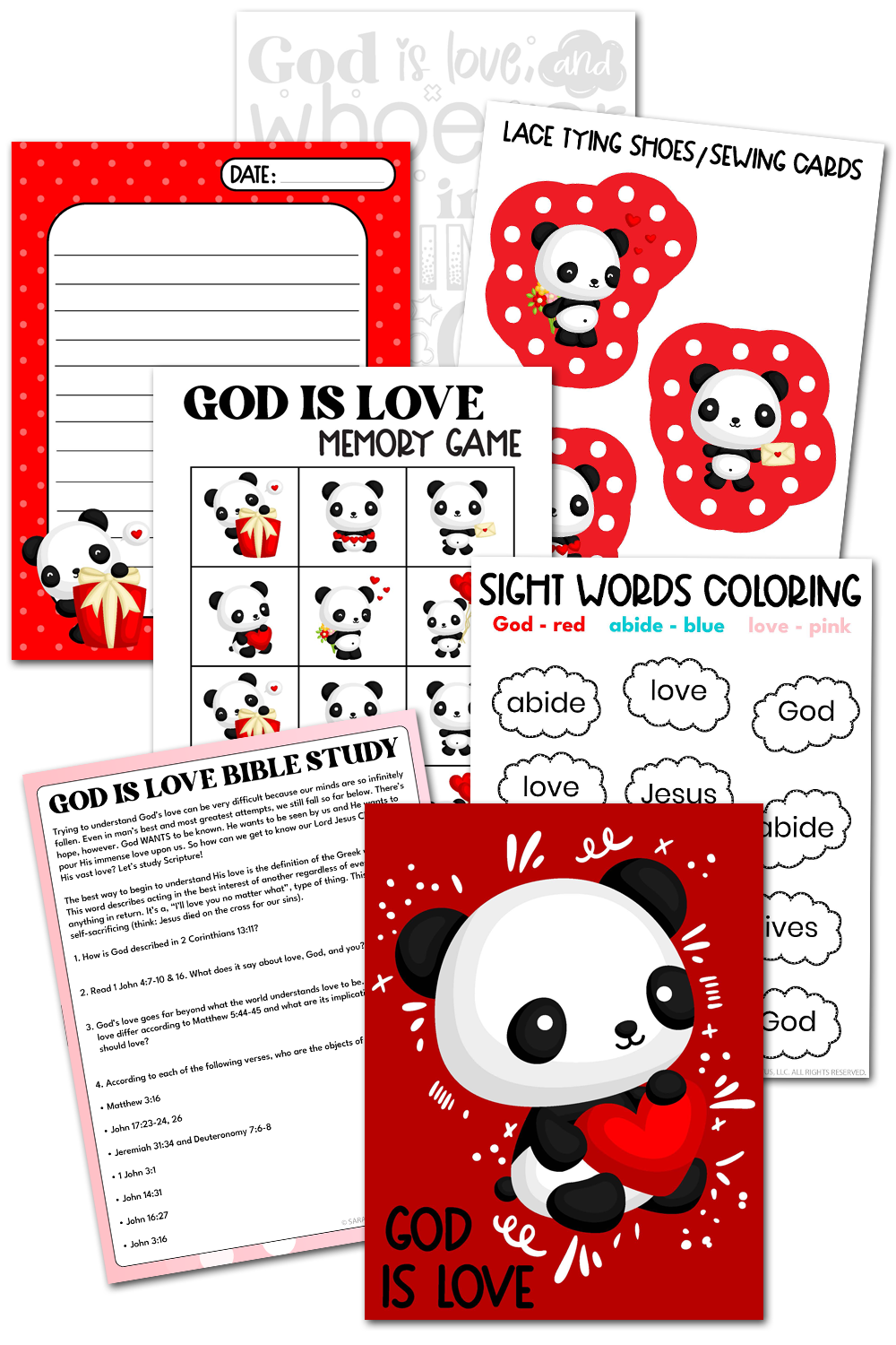 God is Love Activity Bundle