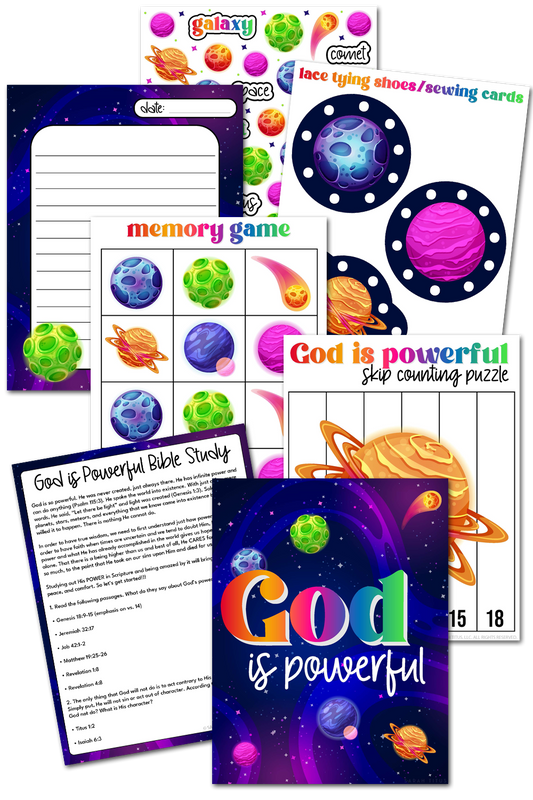 God is Powerful Bible Study Pack