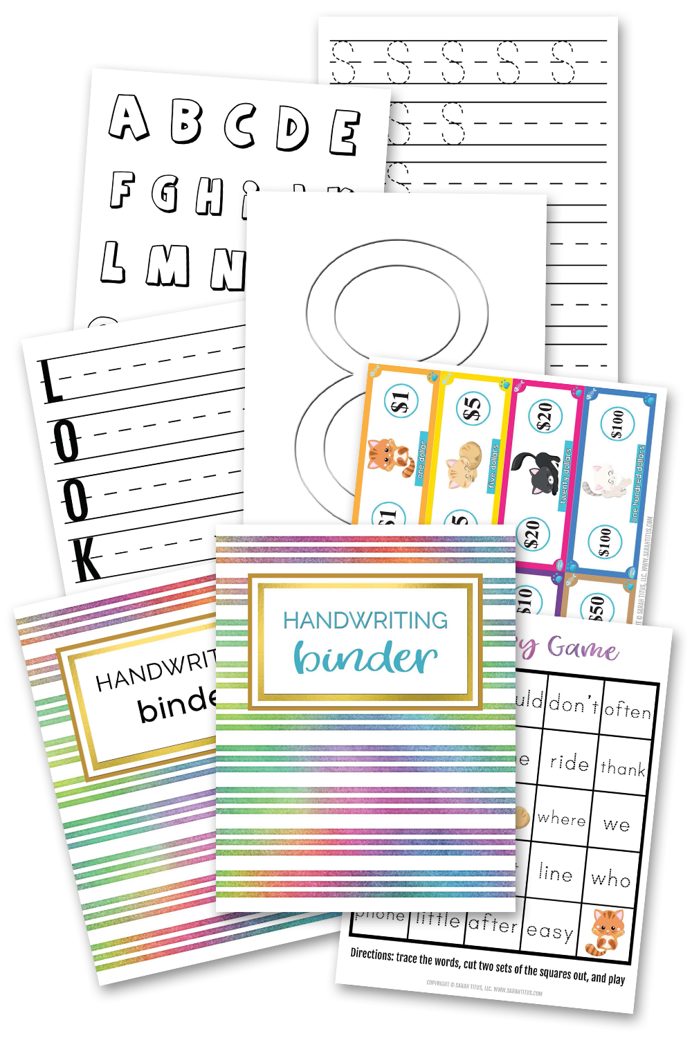 Handwriting Binder