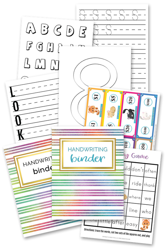 Handwriting Binder