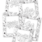 Happy Stars Coloring Sheets