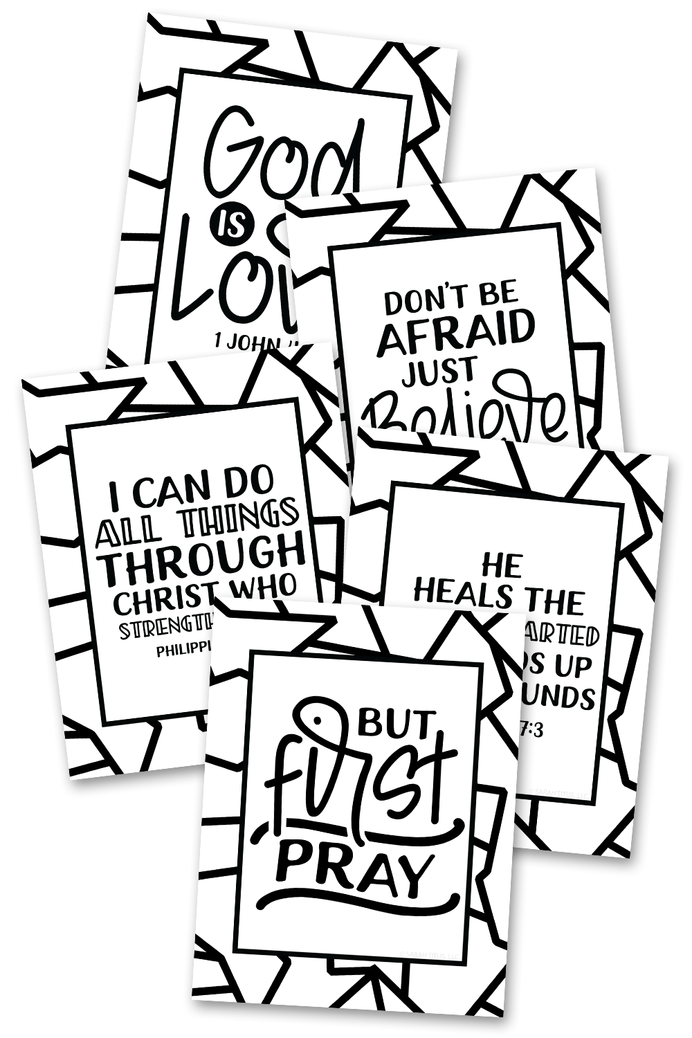 He Heals the Brokenhearted Coloring Sheets