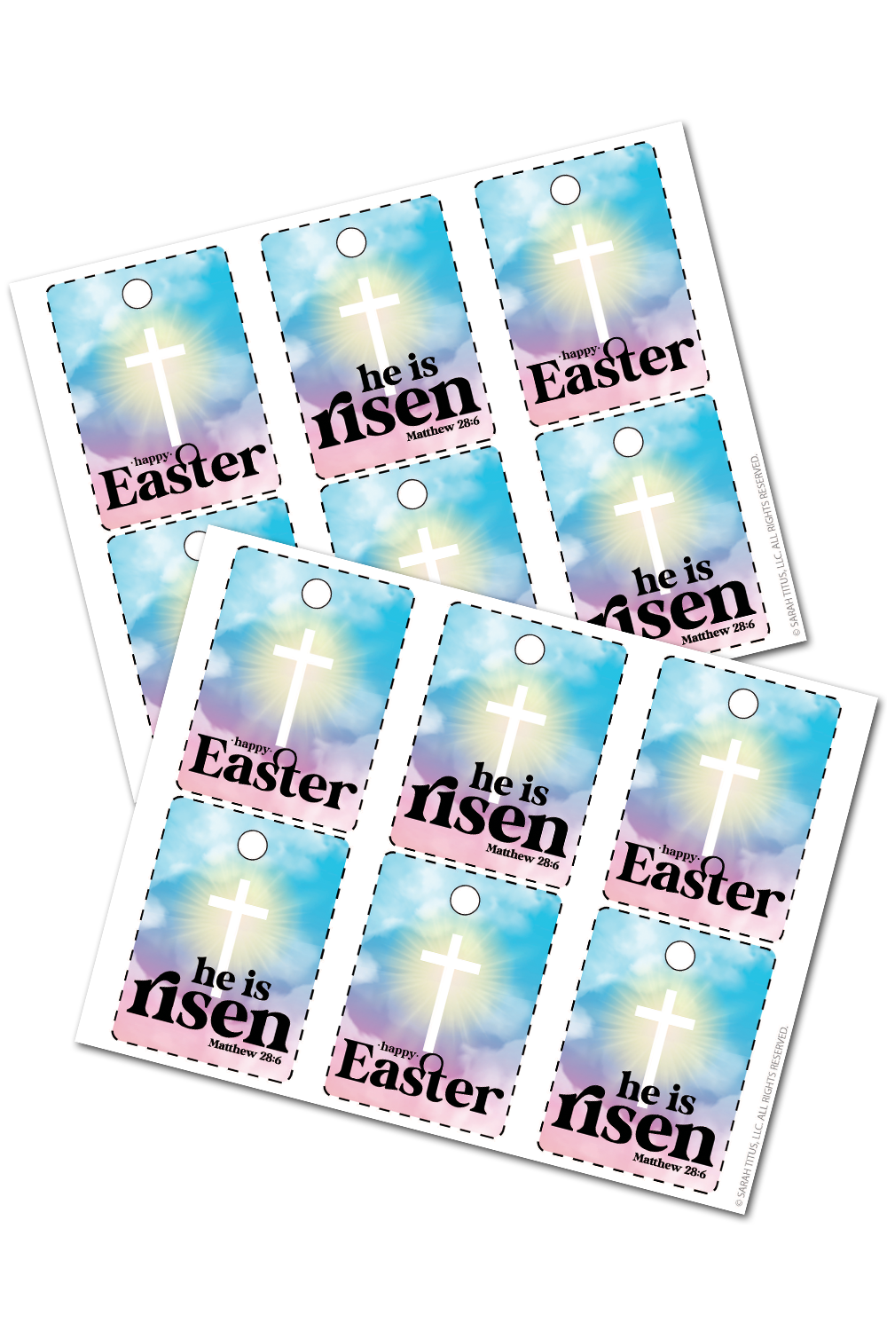 He is Risen Gift Tags
