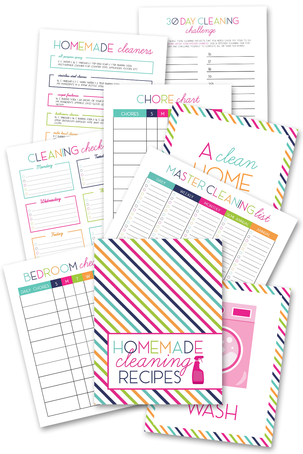 Homemade Cleaning Recipes Binder