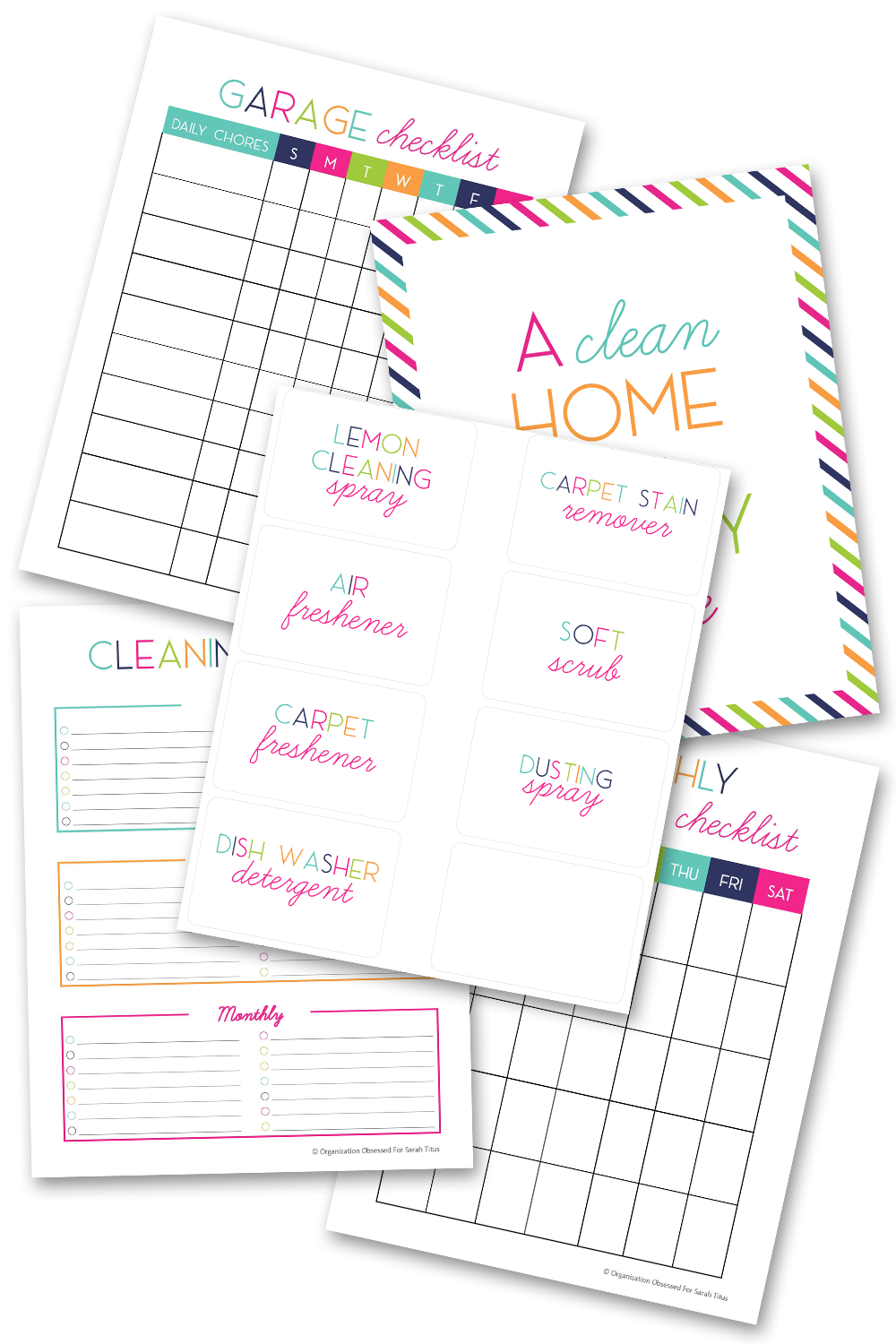 Homemade Cleaning Recipes Binder