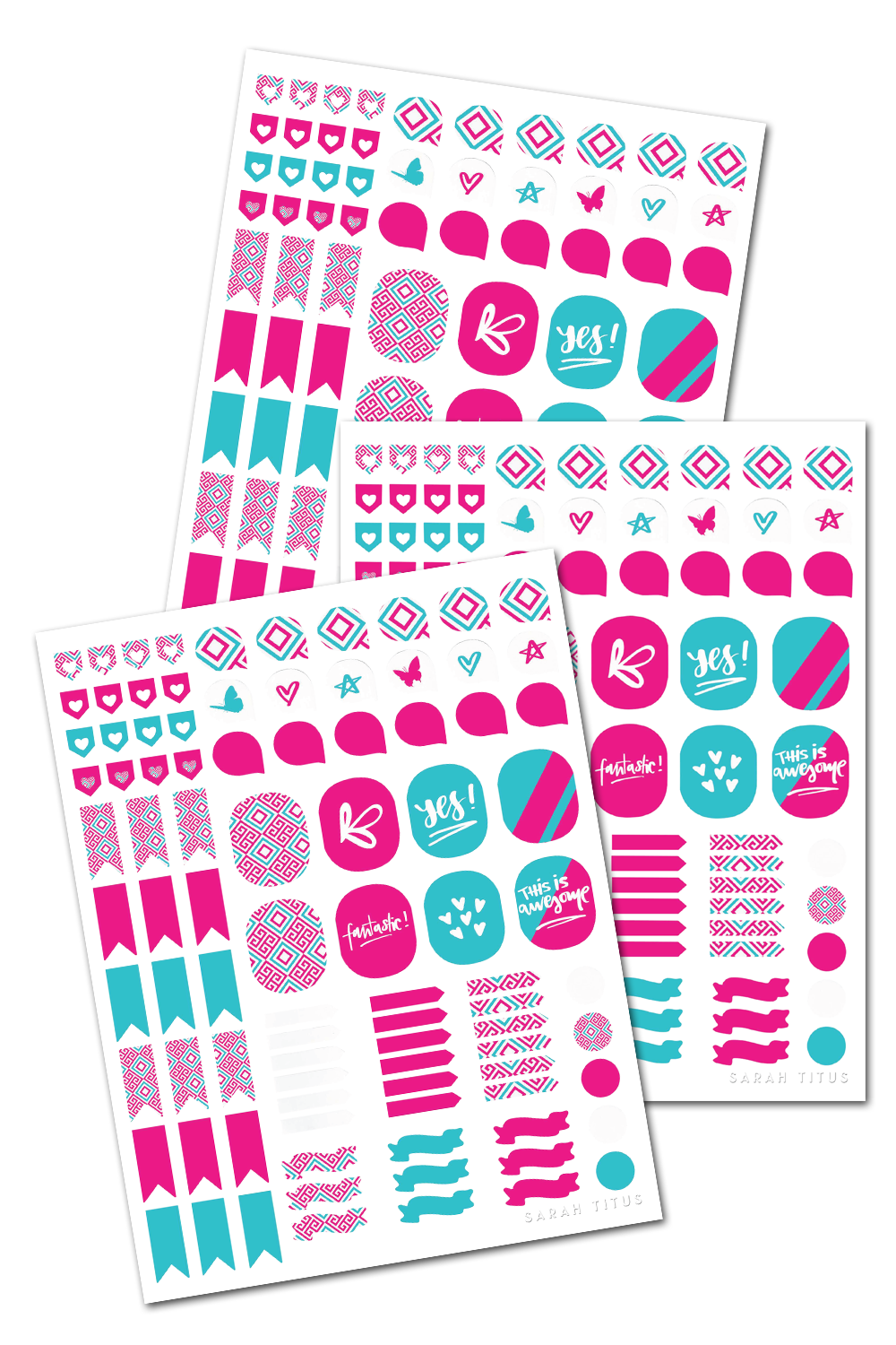 Household Binder Stickers