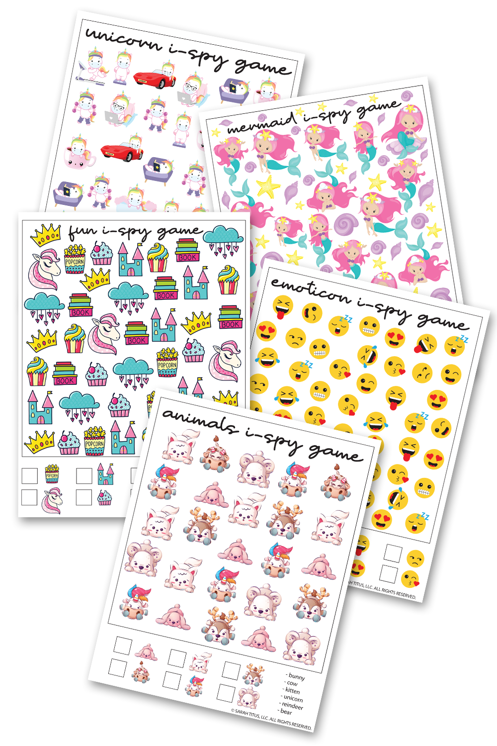 I-Spy Game Pack for Girls 