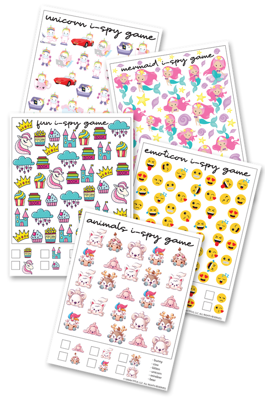 I-Spy Game Pack for Girls 