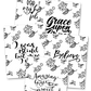 Inspirational Flower Coloring Sheets