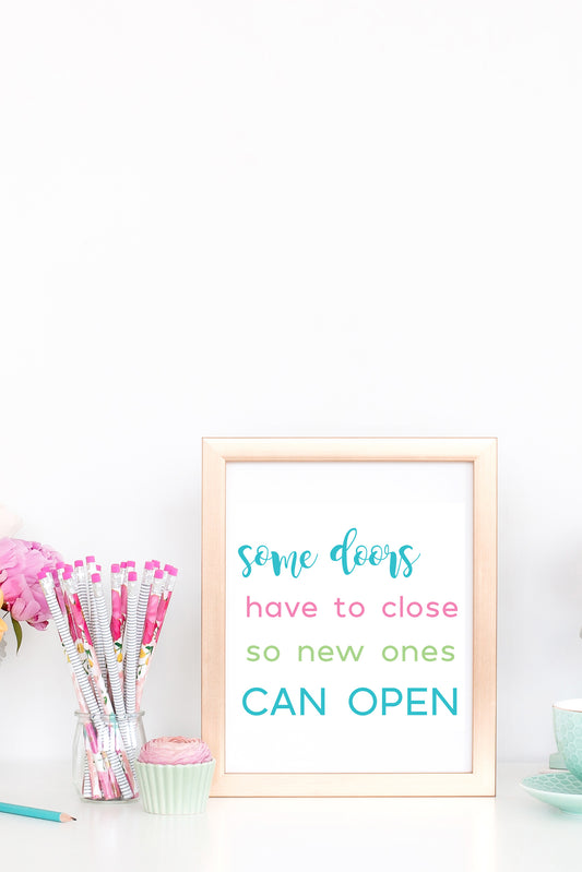 20 Inspirational Quote Wall Art Printables (Color & B/W)
