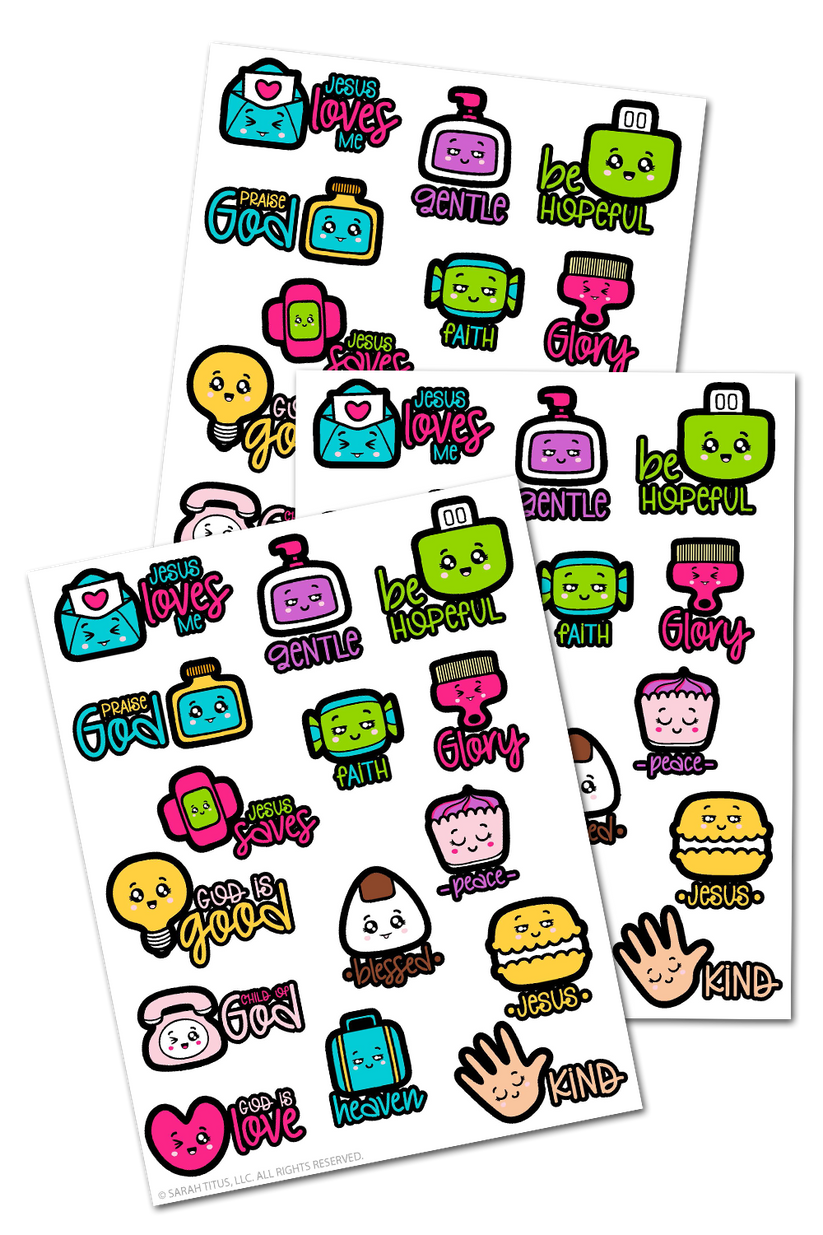 Jesus Loves Me Stickers Sarah Titus