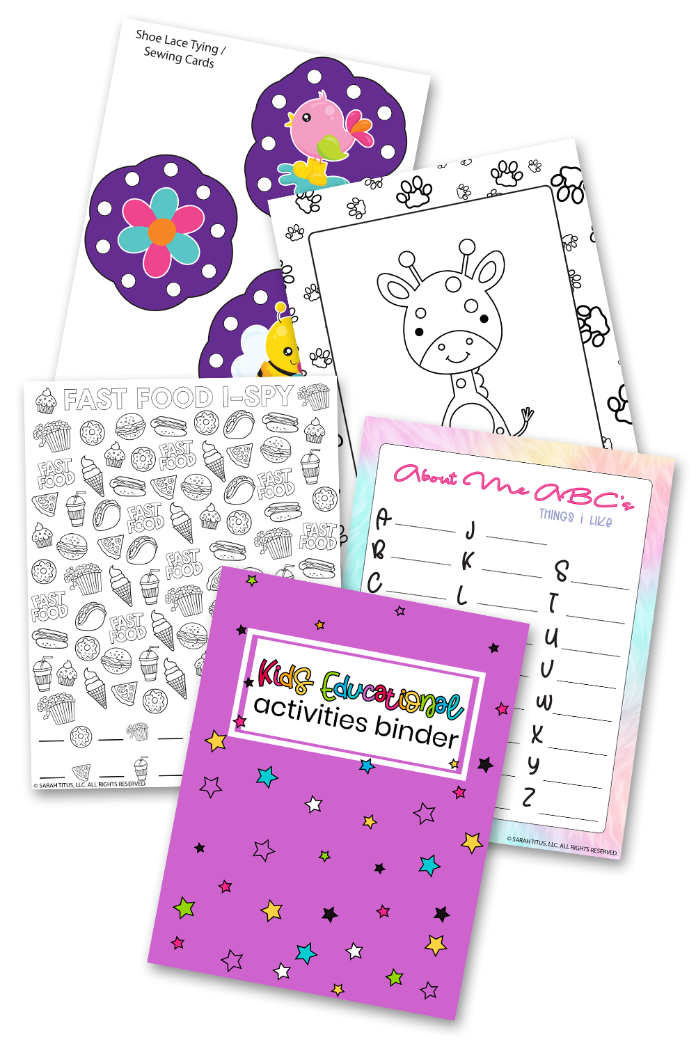 Kids Educational Activities Binder {350+ pages}