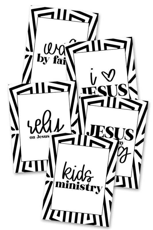 Kids Ministry Coloring Sheets