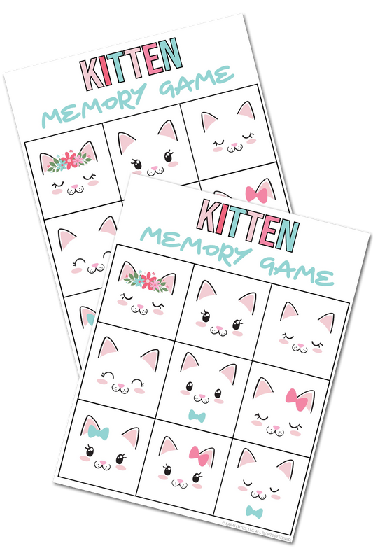 Kitten Memory Game