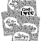 Made to Worship Christian Coloring Sheets {12 Pages}