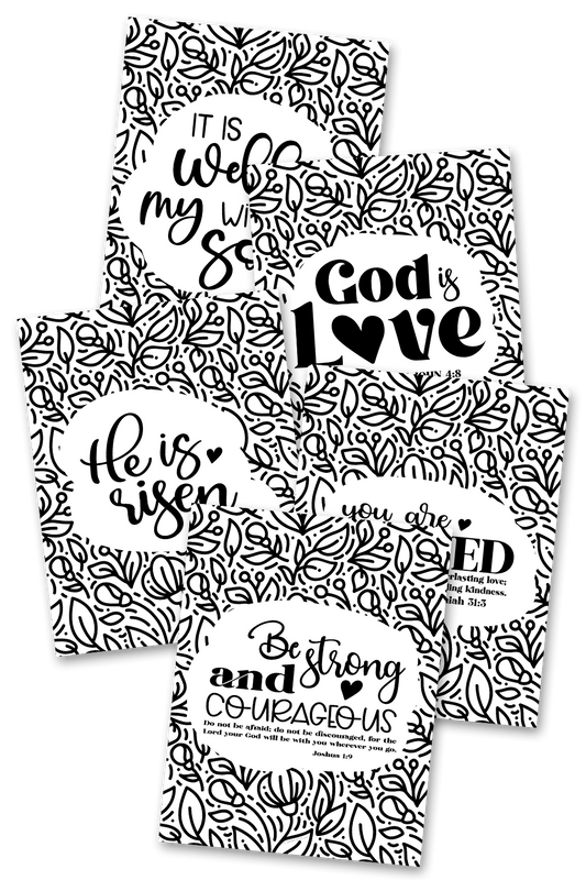 Made to Worship Christian Coloring Sheets {12 Pages}