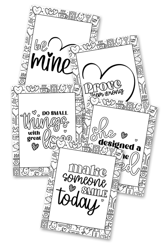 Make Someone Smile Coloring Sheets