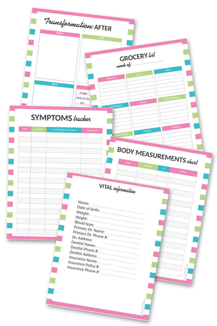 Medical Binder {37 pages} Sarah Titus