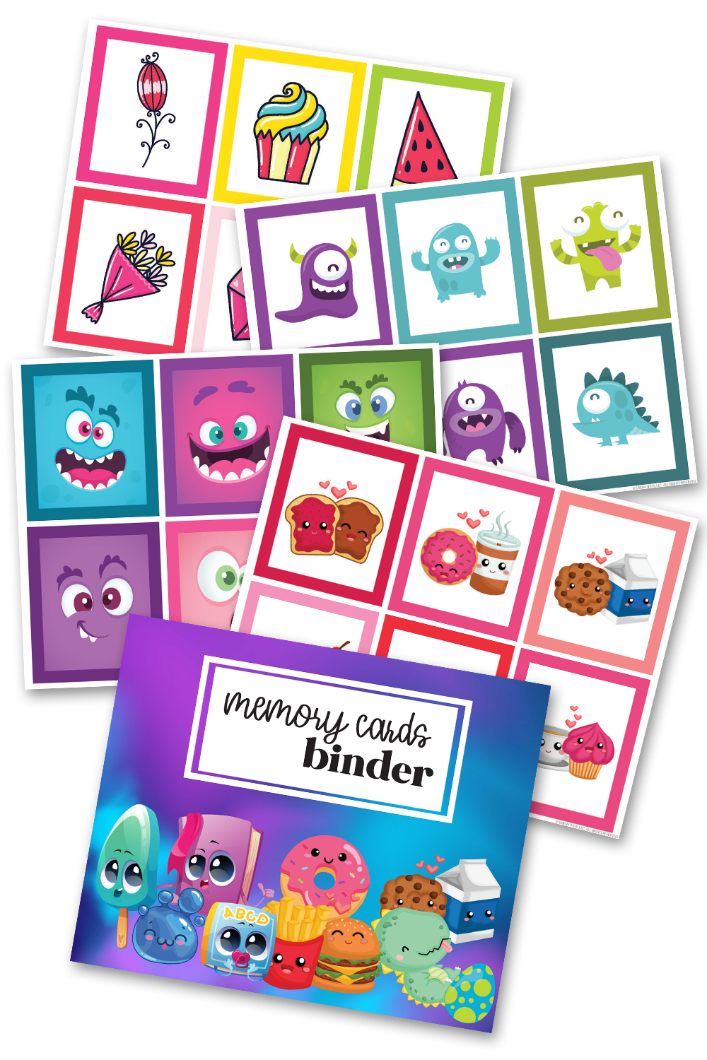 Memory Cards Game Binder