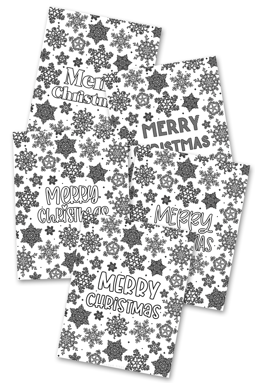 Merry Christmas Coloring Sheets