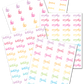 Most Common Planner Words Stickers