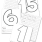 Numbers 1-20 Handwriting Practice Sheets