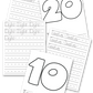 Numbers 1-20 Handwriting Practice Sheets