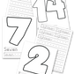 Numbers 1-20 Handwriting Practice Sheets