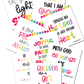 Rainbow Dots Bible Verse Wall Art