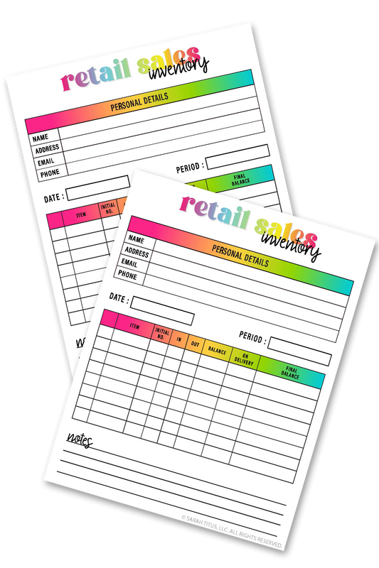 Retail Sales Inventory