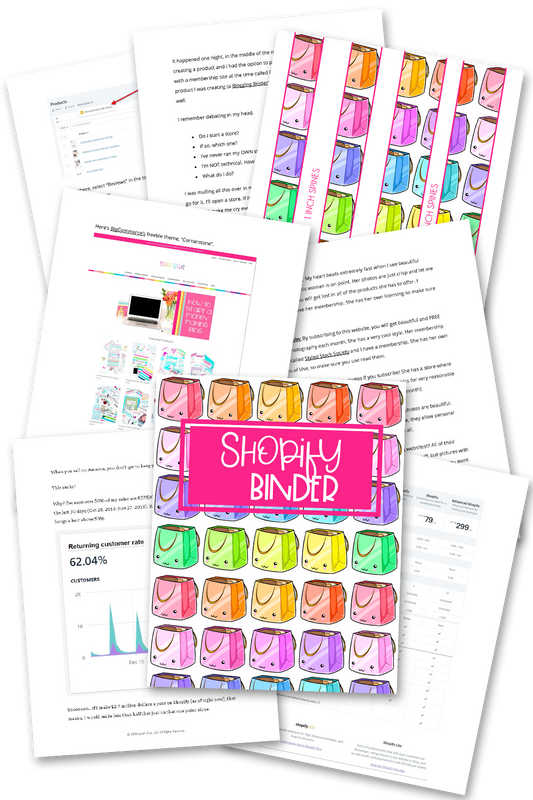 Shopify Binder