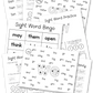 Sight Word Practice Book