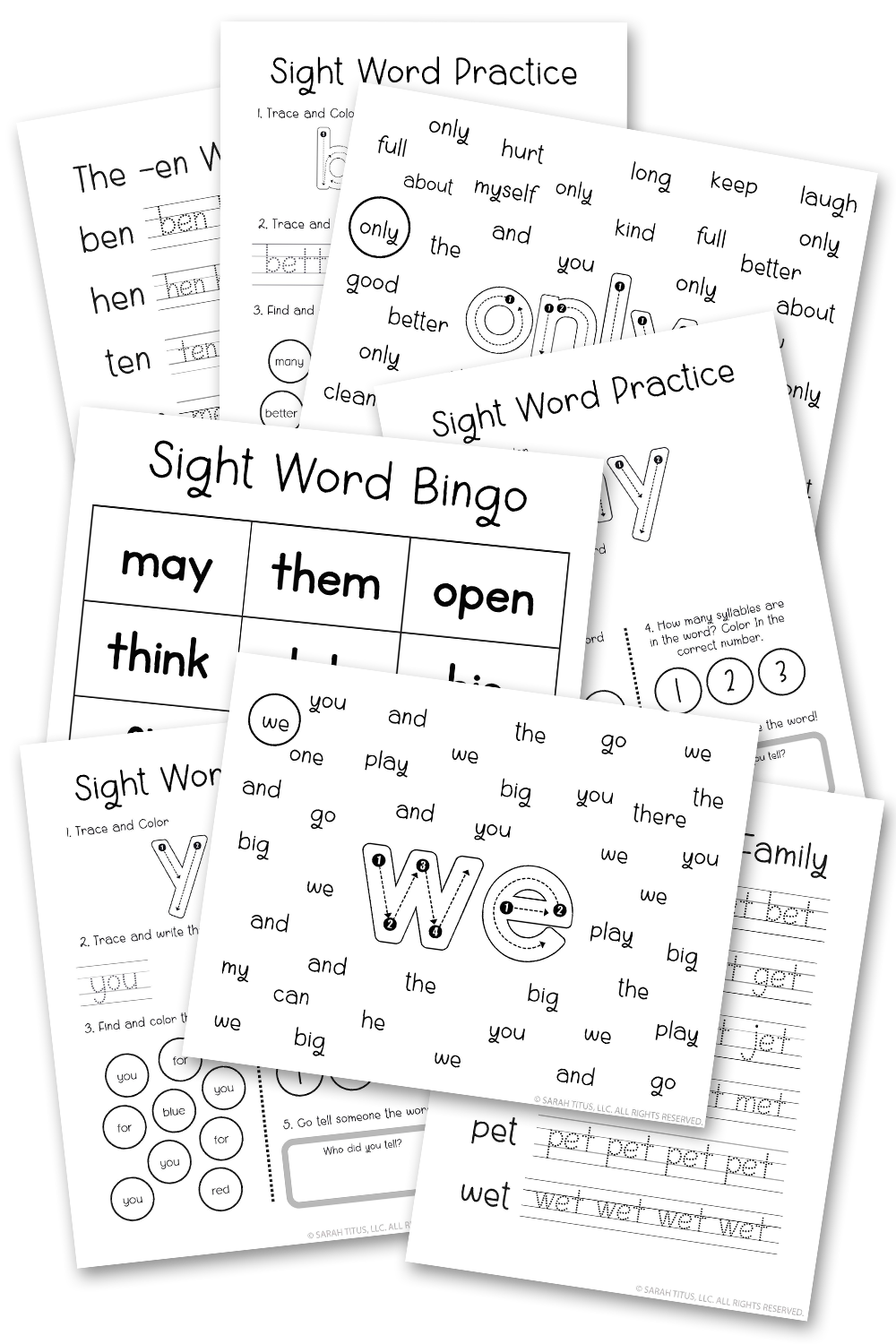 Sight Word Practice Book