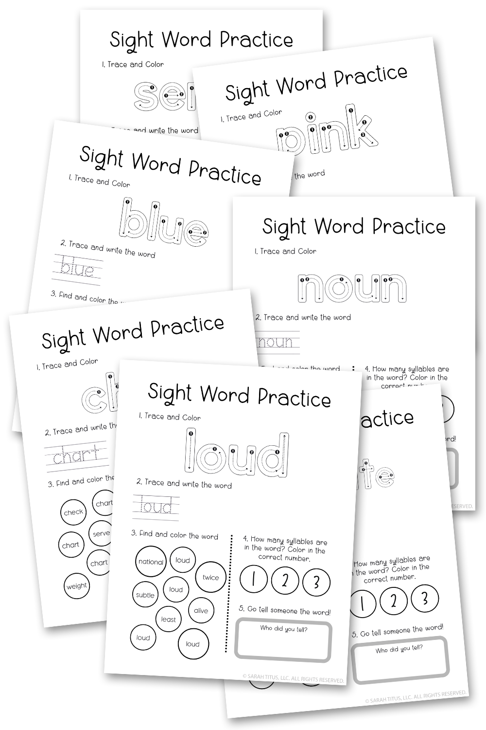 Sight Word Practice