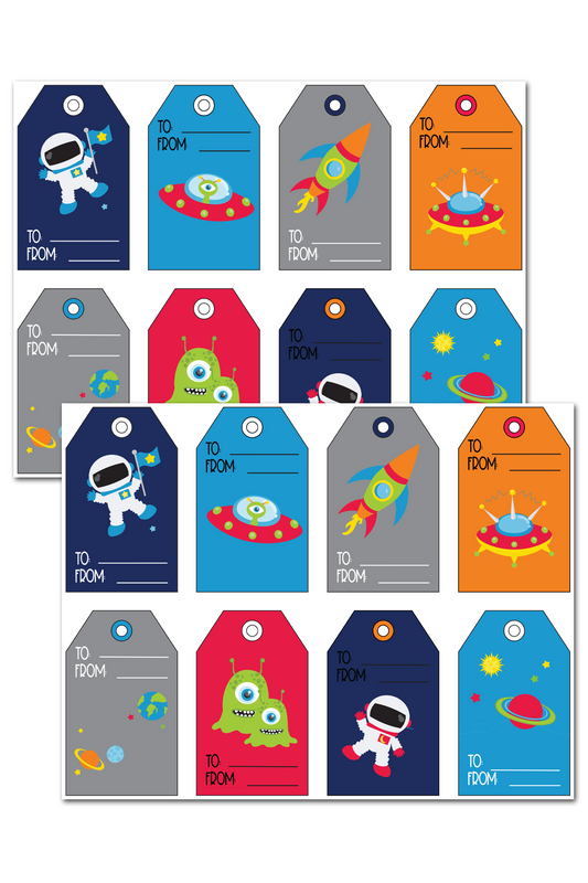 Space Gift Tags