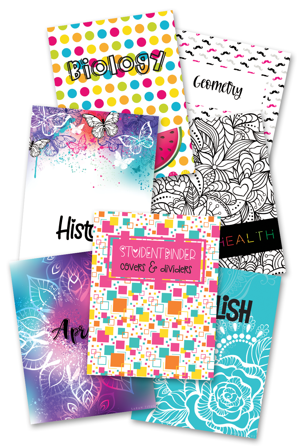 Student Binder Covers & Dividers