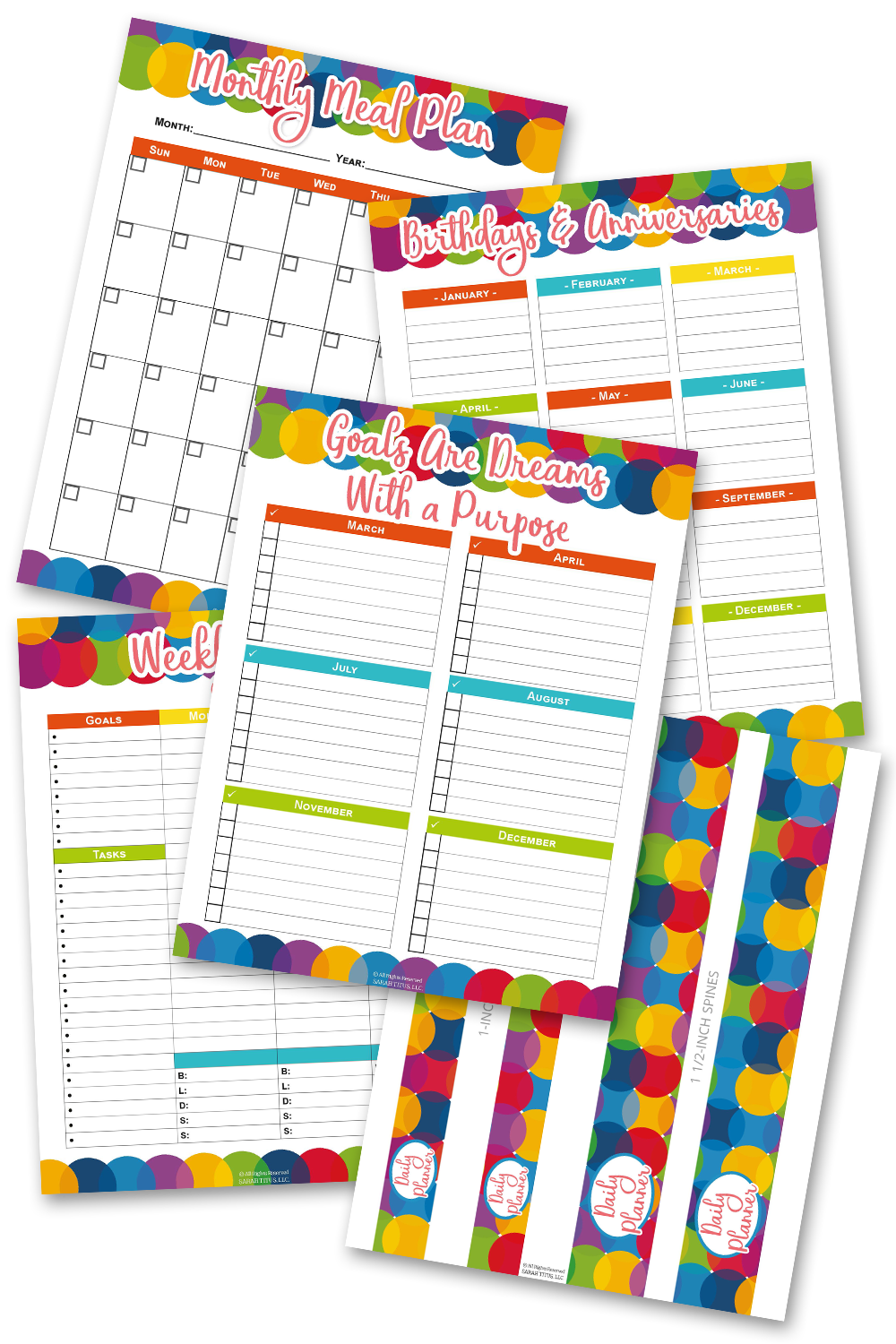 Undated Daily Planner