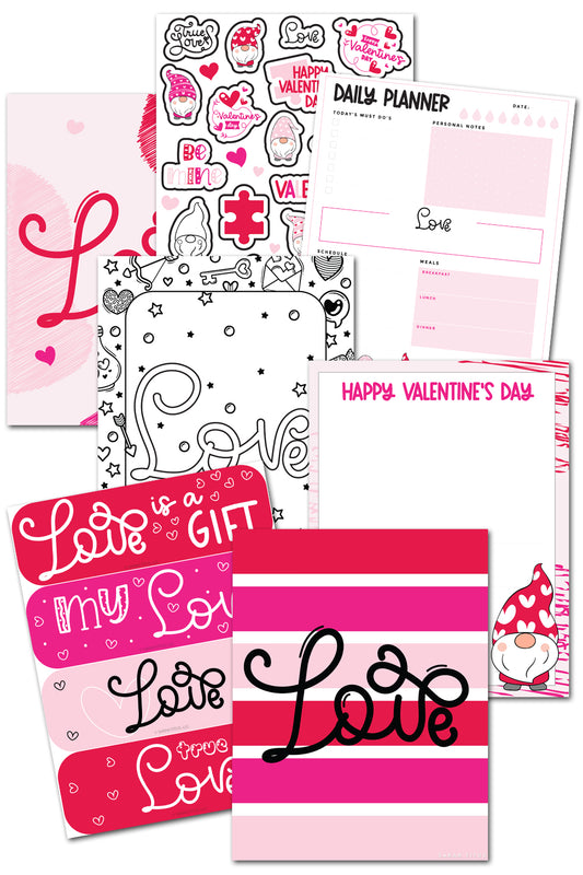 Valentine's Day Love Printables Pack
