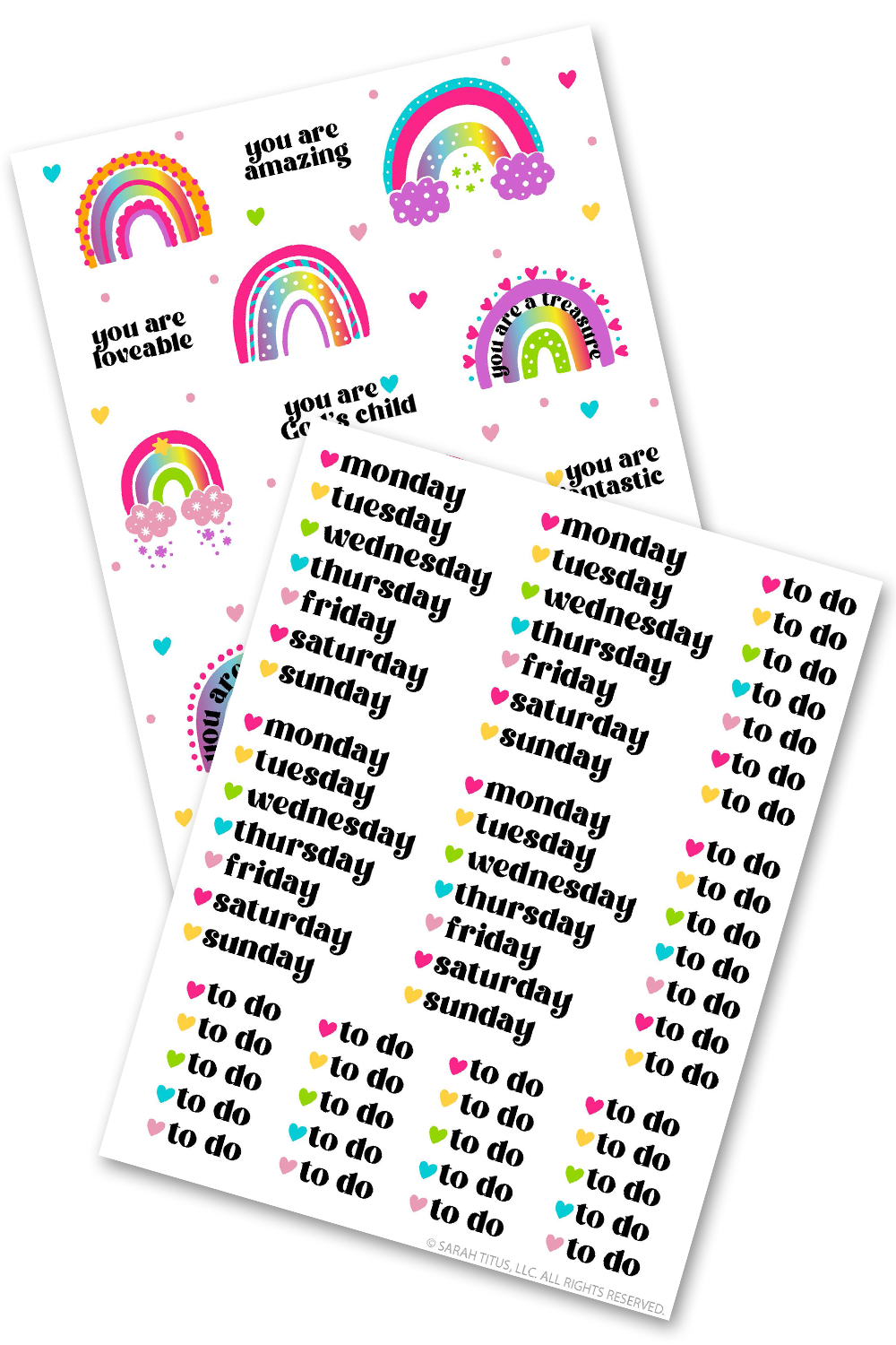 Weekly Planner Stickers