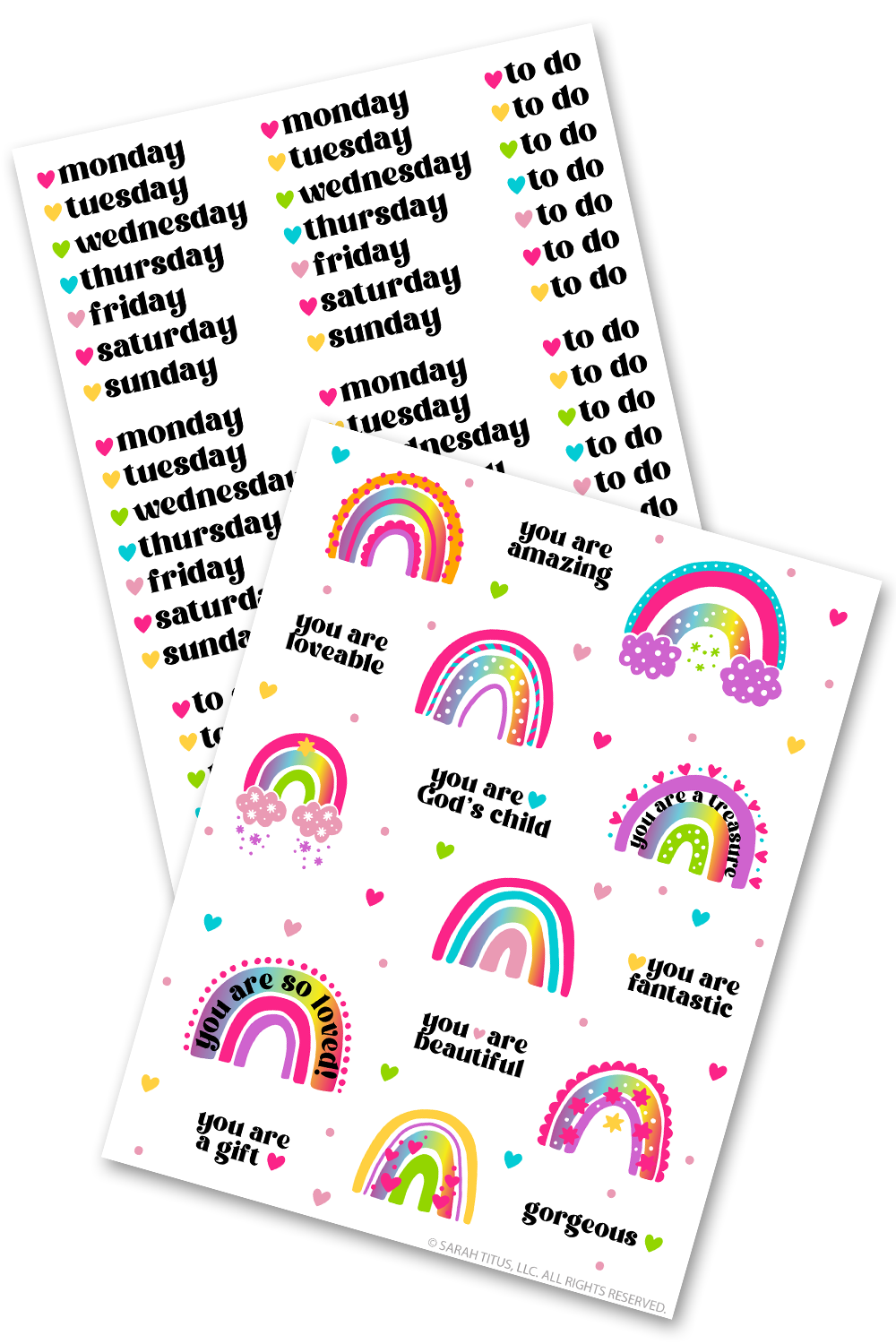 Weekly Planner Stickers